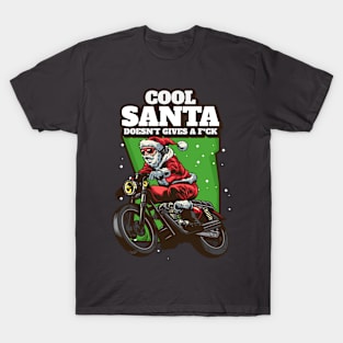 Cool Santa Doesn't give a F**k T-Shirt